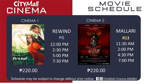 citymall movie schedule|CityMall Anabu Imus Cinema Movie Schedule .